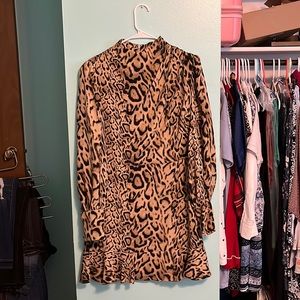 Express Animal Print Dress